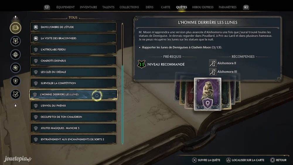 Hogwarts Legacy : Liste des Quêtes