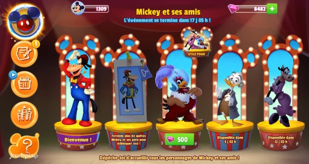 Disney magic Kingdoms - Evénement Mickey Mars 2026