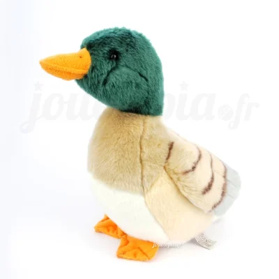 Peluche canard colvert Gipsy (profil gauche)